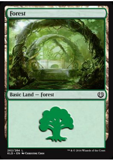 (英)【Foil】森 / Forest【KLD】 No.262