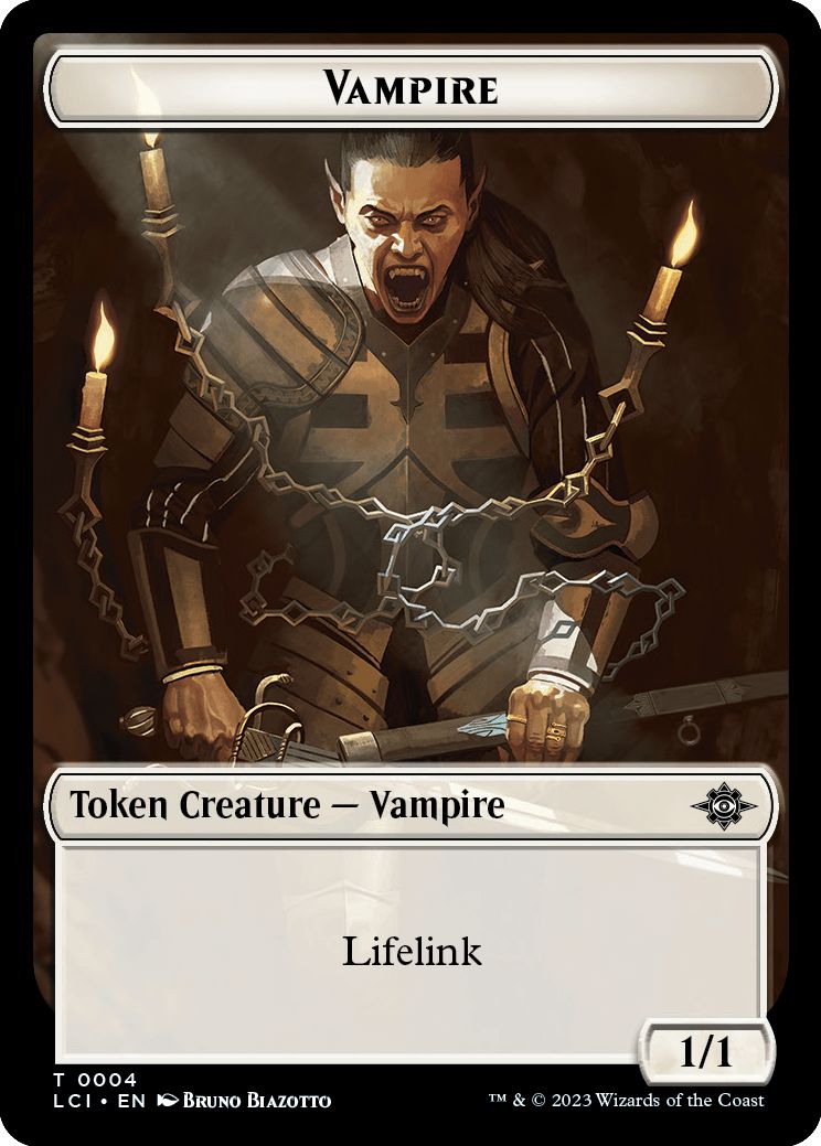 (英)吸血鬼トークン / Vampire Token No.004 - コウモリトークン / Bat Token【LCC-TOKEN】 No.006