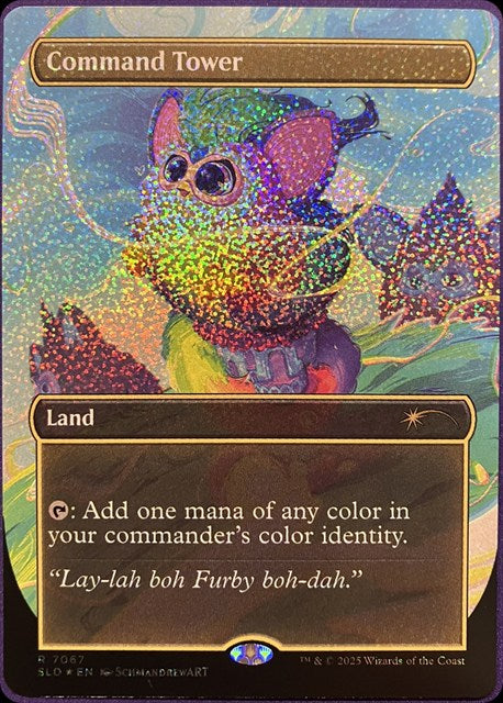 (英)【Confetti Foil】統率の塔 / Command Tower【SLD】 Secret Lair x Furby: Doo-ay Noo-lah No.7067