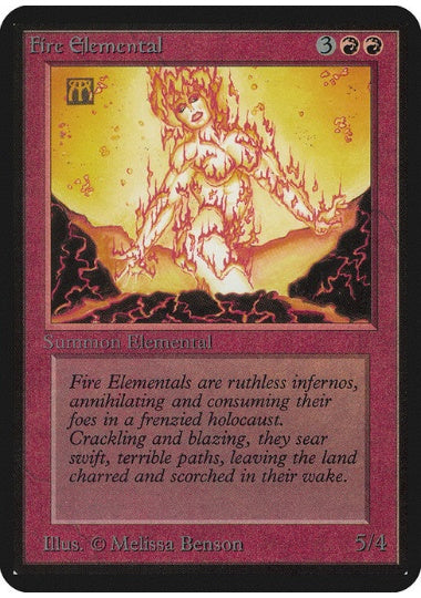 (英)炎の精霊 / Fire Elemental【ALPHA】 No.148