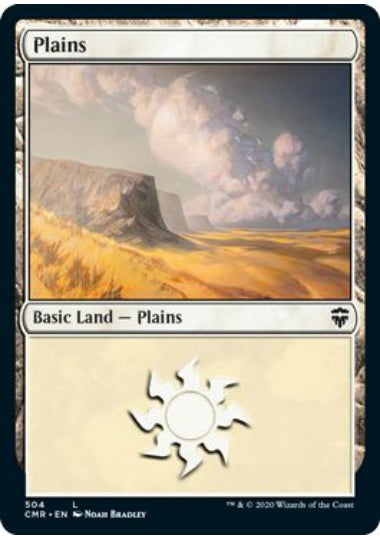 (英)平地 / Plains【CMR】 統率者デッキ収録 No.504