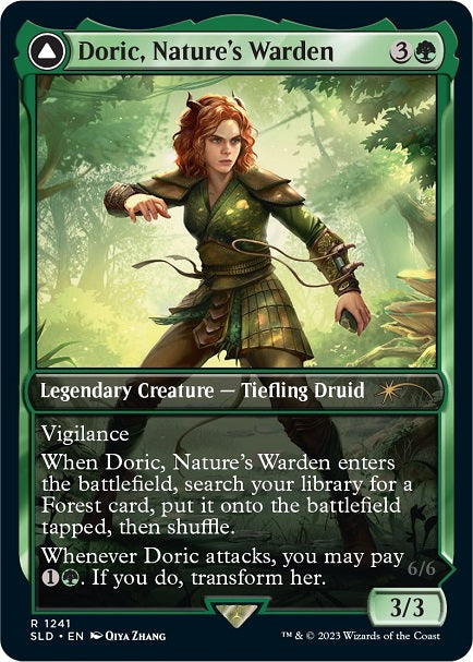 (英)Doric, Nature's Warden - Doric, Owlbear Avenger【SLD】 Secret Lair x Dungeons & Dragons: Honor Among Thieves No.1241