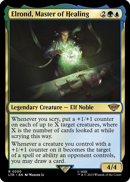 (英)医術の大家、エルロンド / Elrond, Master of Healing【LTR】 No.200