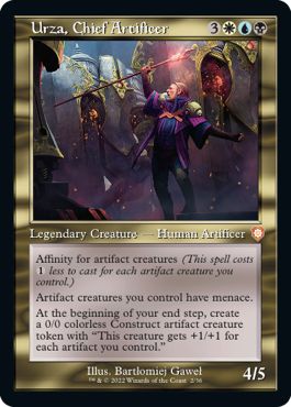(英)【Foil】工匠の主任、ウルザ / Urza, Chief Artificer【BRC】旧枠 No.002