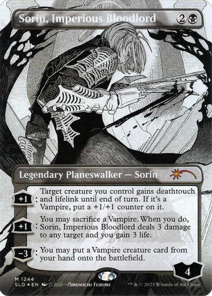 (英)【Foil】傲慢な血王、ソリン / Sorin, Imperious Bloodlord【SLD】More Borderless Planeswalkers No.1244