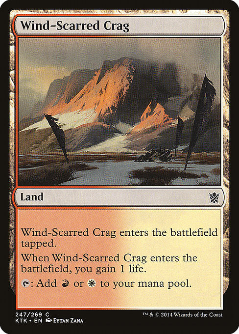 (英)風に削られた岩山 / Wind-Scarred Crag【KTK】 No.247