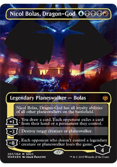 (英)龍神、ニコル・ボーラス / Nicol Bolas, Dragon-God【PRM】 SDCC2019プロモ No.031