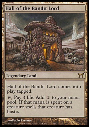 (英)【Foil】山賊の頭の間 / Hall of the Bandit Lord【CHK】 No.277