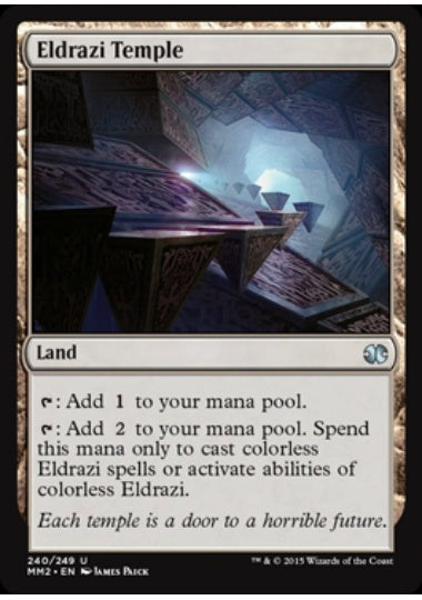 (英)【Foil】エルドラージの寺院 / Eldrazi Temple【MM2】 No.240