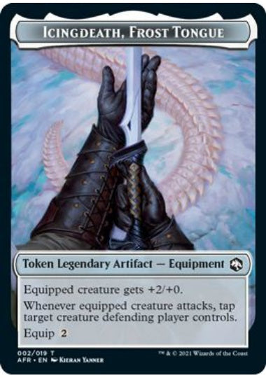 (英)霜の舌、アイシングデストークン / Icingdeath, Frost Tongue Token【AFR-TOKEN】 No.002