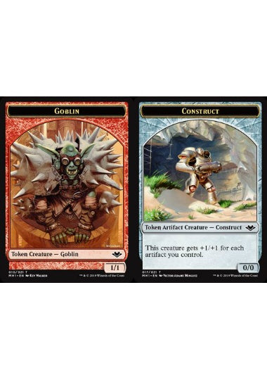 (英)ゴブリントークン / Goblin Token No.010 - 構築物トークン / Construct Token【MH1-TOKEN】 No.017