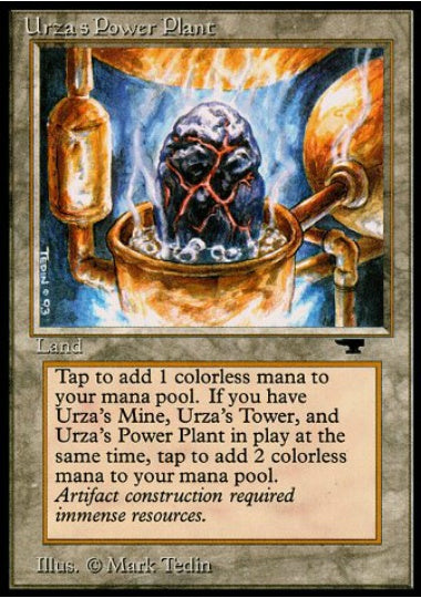 (英)ウルザの魔力炉 / Urza's Power Plant【ATQ】 (るつぼの中の岩) No.084C