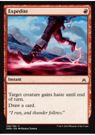 (英)【Foil】促進 / Expedite【OGW】 No.108