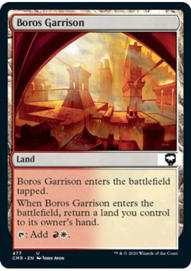 (英)ボロスの駐屯地 / Boros Garrison【CMR】 統率者デッキ収録 No.477