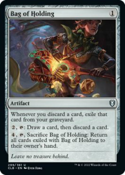 (英)【Foil】保有の鞄 / Bag of Holding【CLB】 No.299