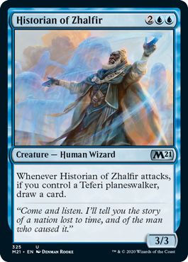 (英)ザルファーの歴史家 / Historian of Zhalfir【M21】 プレインズウォーカーデッキ収録 No.325