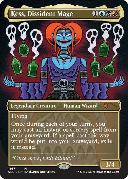 (英)反体制魔道士、ケス / Kess, Dissident Mage【SLD】 Wizards of the Street No.1167