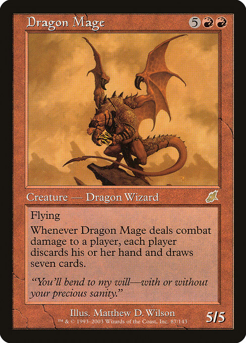 (英)ドラゴン魔道士 / Dragon Mage【SCG】 No.087