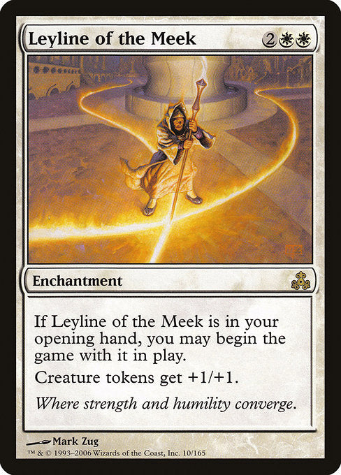 (英)【Foil】弱者の力線 / Leyline of the Meek【GPT】 No.010
