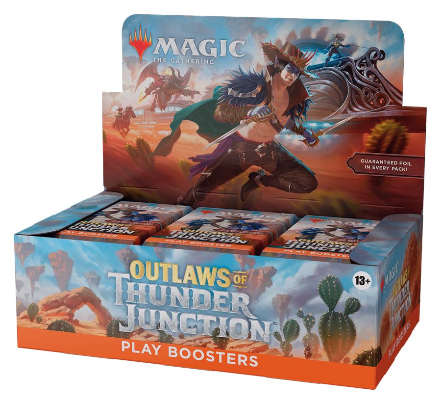 (英)サンダー・ジャンクションの無法者 プレイ・ブースターボックス / Outlaws of Thunder Junction Play Booster Box【BOX】 ※発送方法は「ゆうパック」を選択してください。