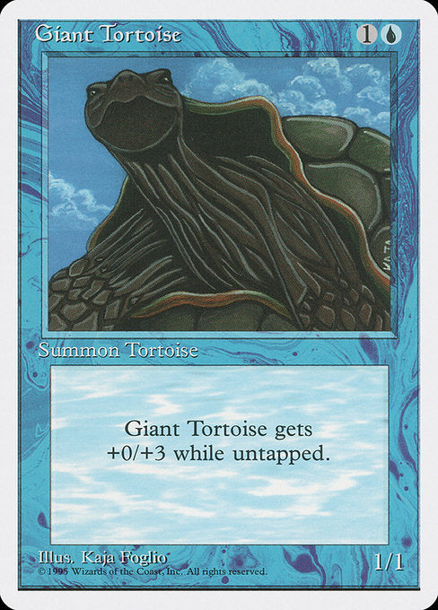 (英)象亀 / Giant Tortoise ★アルターネイト版★ 【4ED】 No.076