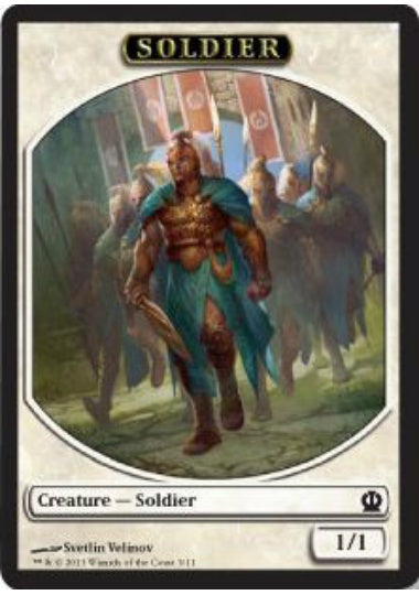 (英)兵士トークン / Soldier Token【THS-TOKEN】 No.003