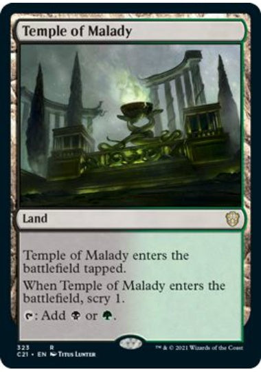 (英)疾病の神殿 / Temple of Malady【C21】 No.323