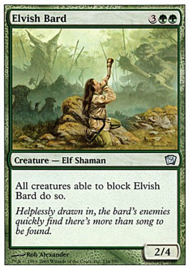 (英)【Foil】エルフの吟遊詩人 / Elvish Bard【9ED】 No.236