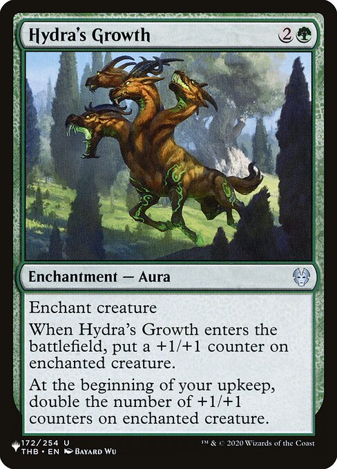 (英)ハイドラの成長 / Hydra's Growth【THB】 PWシンボル付き再販 No.172