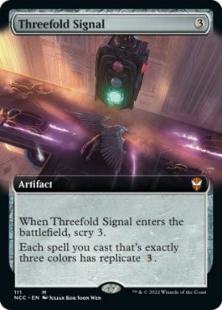 (英)【Foil】三方向の信号 / Threefold Signal ★拡張枠★ 【NCC】 No.111