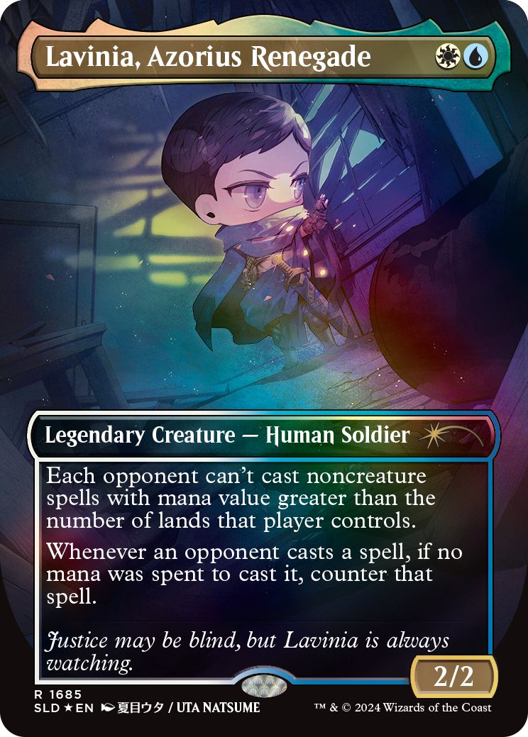 (英)【Foil】アゾリウスの造反者、ラヴィニア / Lavinia, Azorius Renegade【SLD】Li'l Legends No.1685