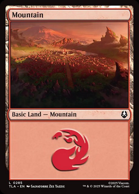 (英)【Foil】山 / Mountain【TLA】 No.285