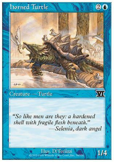 (英)角海亀 / Horned Turtle【6ED】 No.074