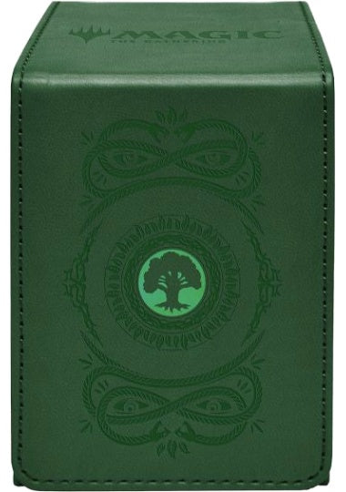 【サプライ】 ウルトラプロ MTG マナ7ライン アルコーブフリップデッキボックス 森 / Ultra PRO MTG Mana 7 Alcove Flip Deck Box Forest ※発送方法は「ゆうパック」を選択してください。
