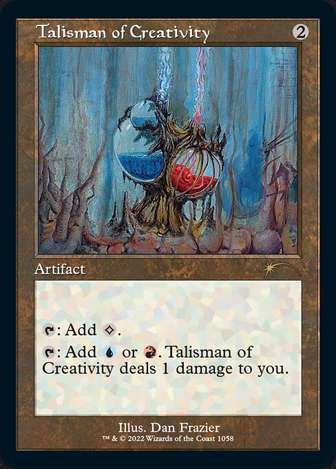 (英)【エッチングFoil】独創のタリスマン / Talisman of Creativity【SLD】 旧枠 Dan Frazier Is Back Again: The Enemy Talismans No.1058