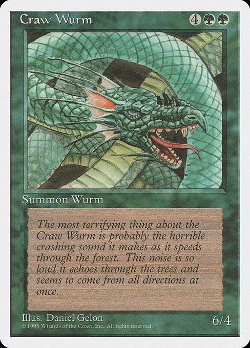 (英)大喰らいのワーム / Craw Wurm【4ED】 No.238