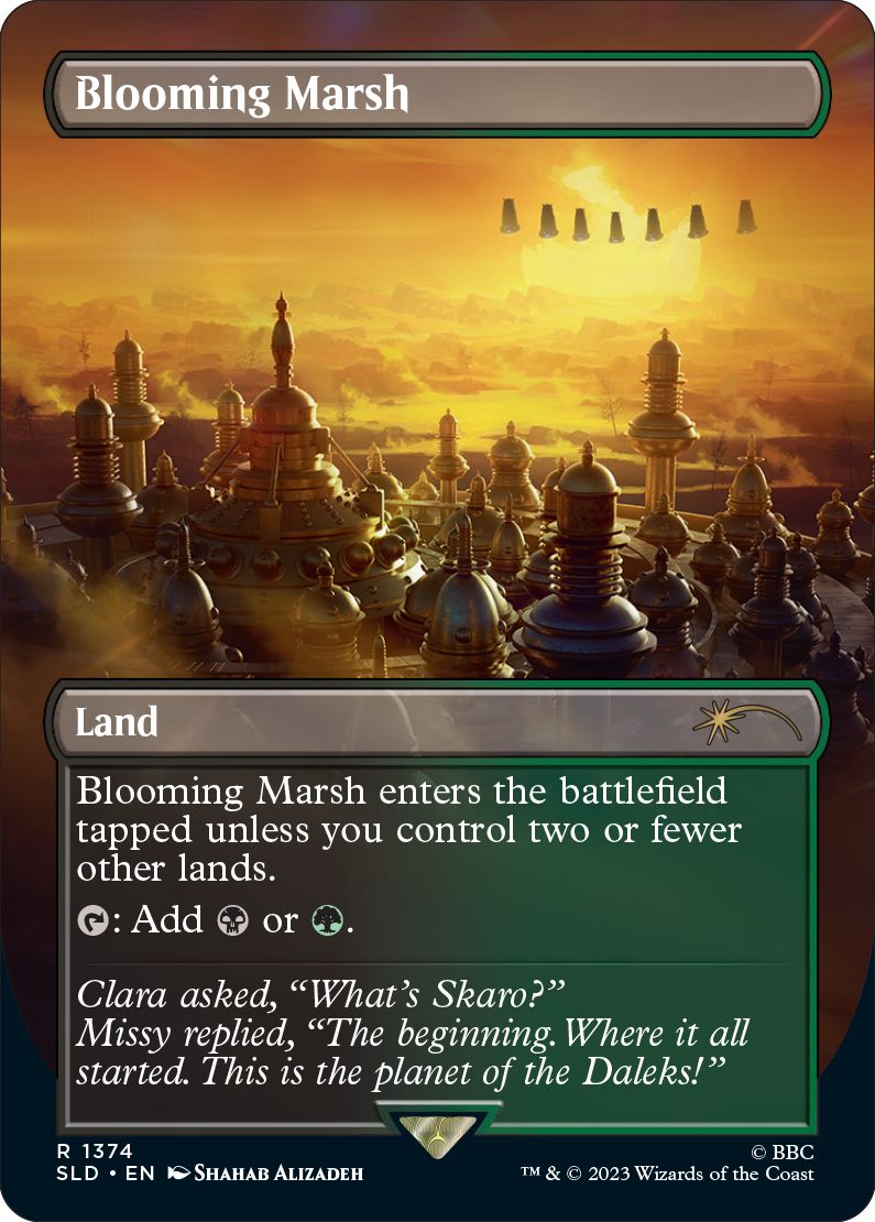 (英)【Foil】花盛りの湿地 / Blooming Marsh【SLD】Secret Lair x Doctor Who: The Dalek Lands No.1374