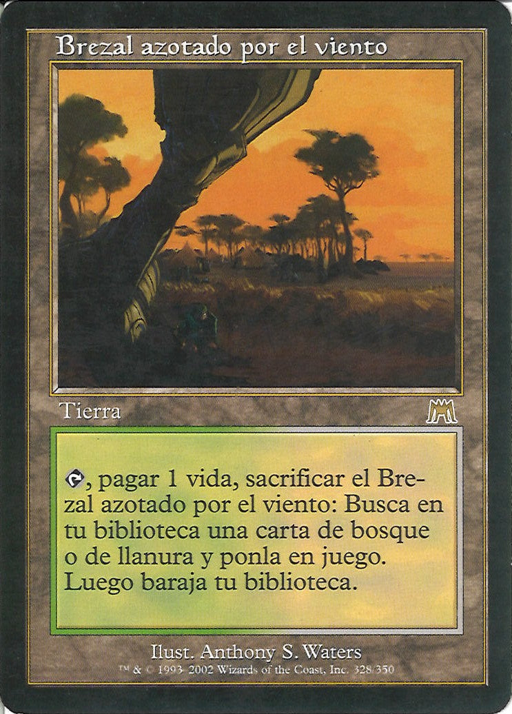 (スペイン語)Brezal azotado por el viento / Windswept Heath【ONS】 No.328