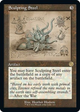 (英)【DR-Foil】彫り込み鋼 / Sculpting Steel【BRR】 設計図カード(シリアルNo入り) No.113