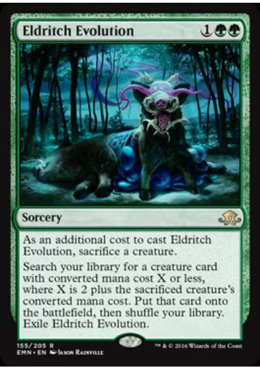 (英)異界の進化 / Eldritch Evolution【EMN】 No.155
