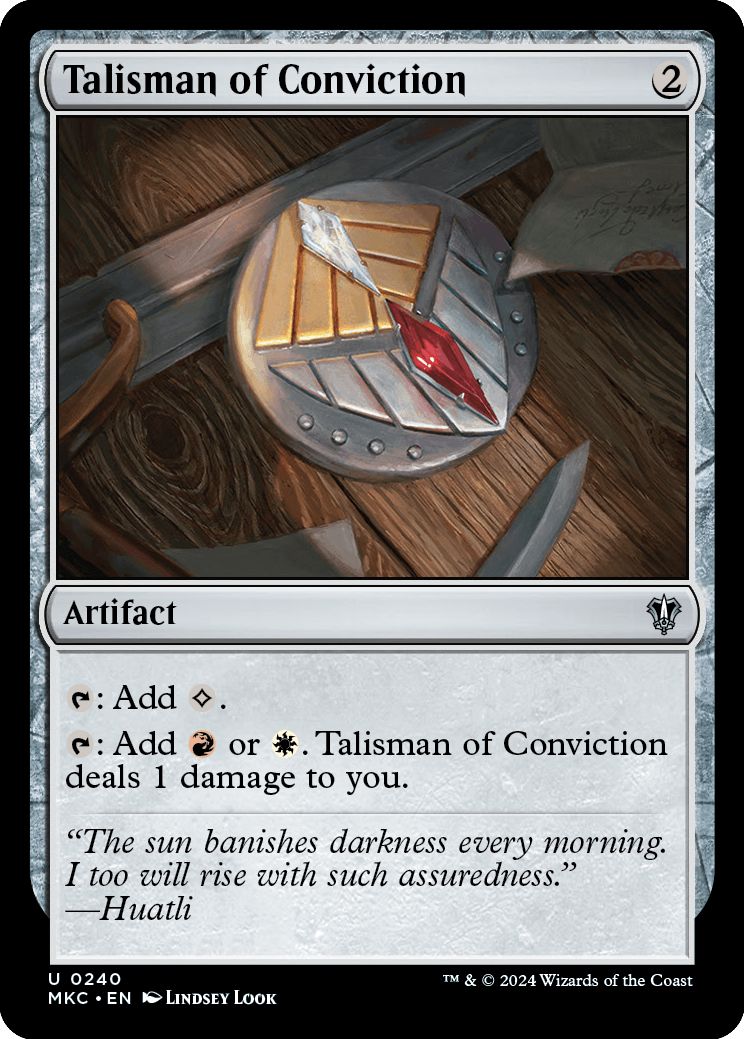 (英)確信のタリスマン / Talisman of Conviction【MKC】 No.240