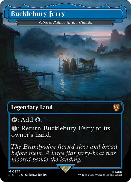 (英)【Foil】バックルベリの渡し場 / Bucklebury Ferry[雲の宮殿、朧宮 / Oboro, Palace in the Clouds] ★ボーダーレス★(王国と遺物) 【LTC】 No.371