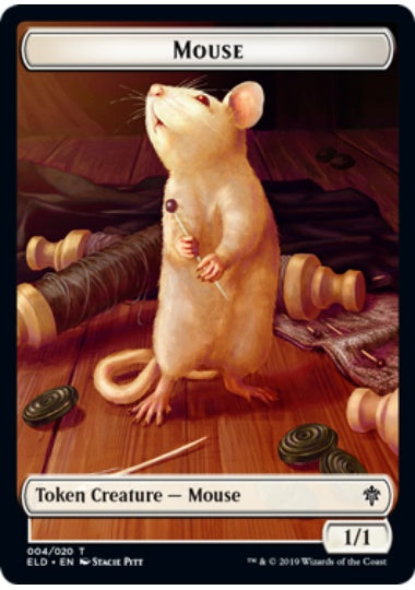 (英)ハツカネズミトークン / Mouse Token【ELD-TOKEN】 No.004