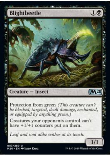(英)【Foil】荒廃甲虫 / Blightbeetle【M20】 No.087