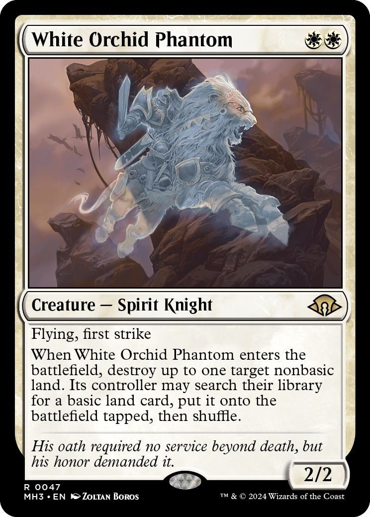 (英)【Foil】白蘭の幻影 / White Orchid Phantom【MH3】 No.047