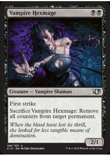 (英)吸血鬼の呪詛術士 / Vampire Hexmage【C14】 No.168