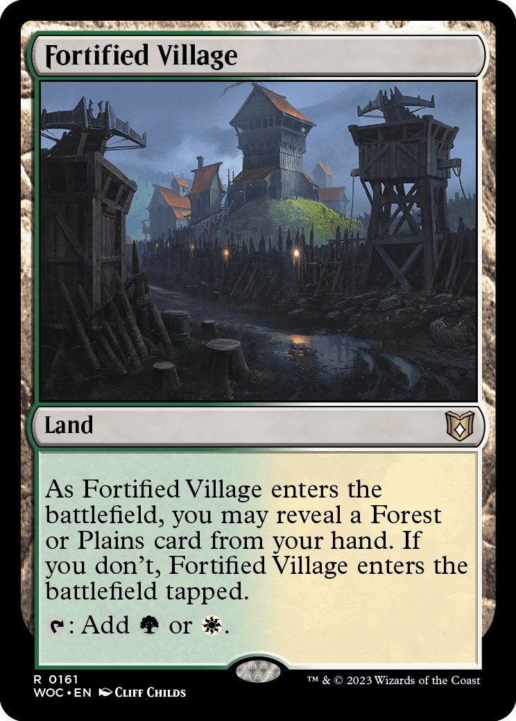(英)要塞化した村 / Fortified Village【WOC】 No.161