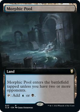(英)【Foil】変遷の泉 / Morphic Pool ★拡張枠★ 【CLB】 No.603