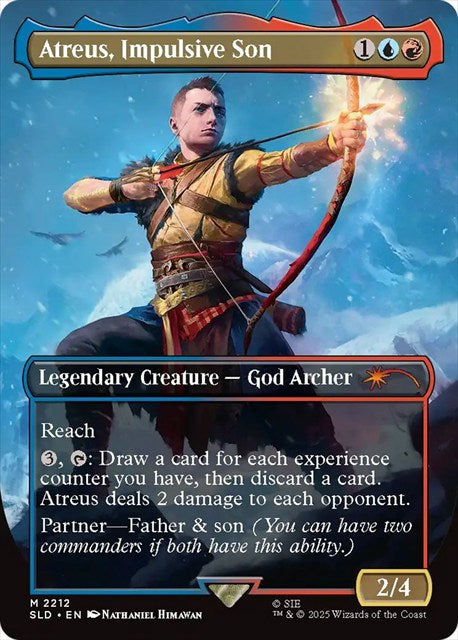 (英)【Foil】Atreus, Impulsive Son【SLD】 Secret Lair x God of War: Norse No.2212