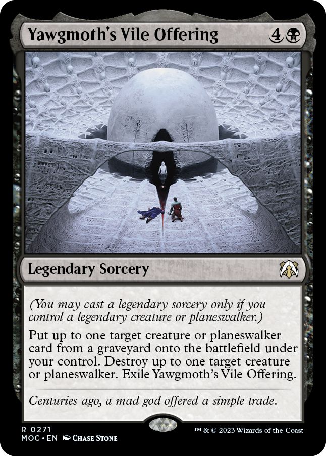 (英)ヨーグモスの不義提案 / Yawgmoth's Vile Offering【MOC】 No.271